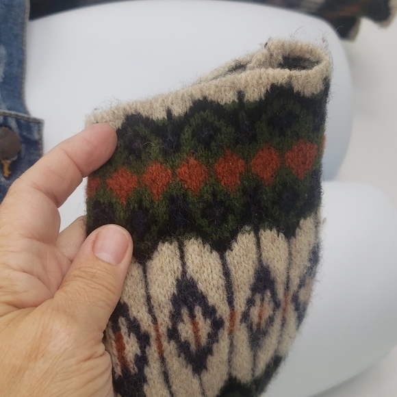 Free People Nordic Distressed Wool Denim Jacket - Picture 4 of 8